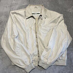 Members Only Microfiber Jacket Light Tan Men's XXL *READ